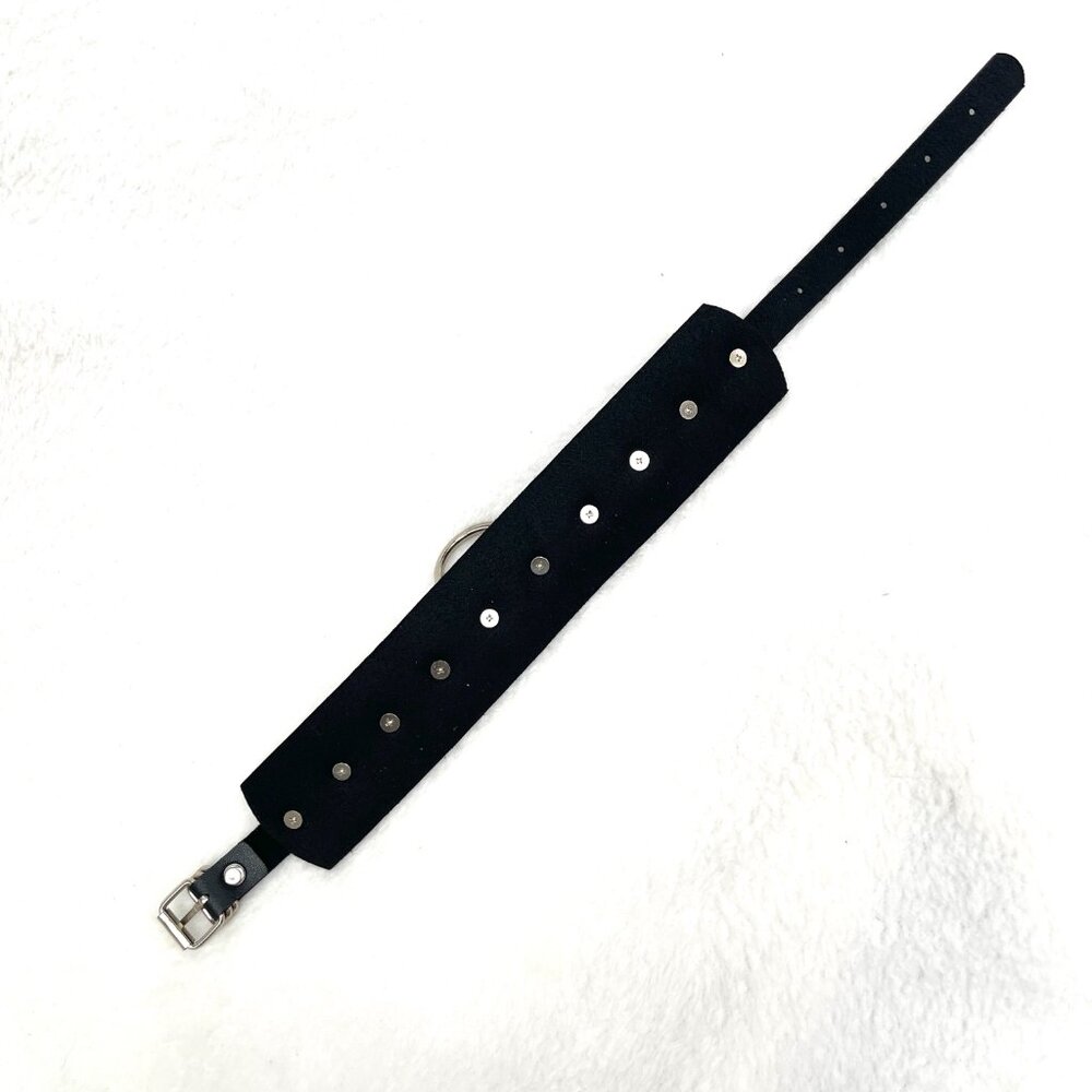 NWT DOLS KILL SMEXY Carea metal spiked leather choker COSTUME RAVE - Picture 9 of 12